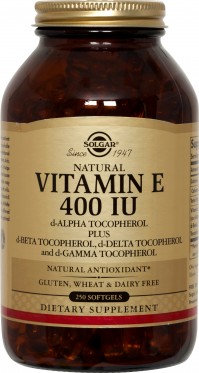 Solgar Vitamin E Natural 400Iu 250 Softgels